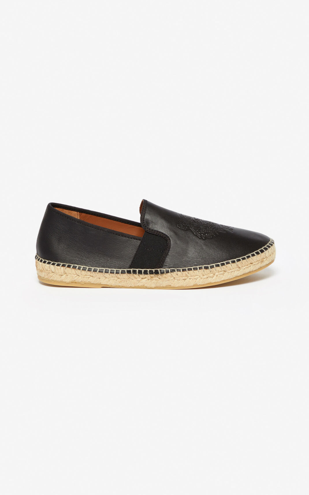 Espadrille Kenzo Homme Elasticated Tiger Noir ZAPBY-4086